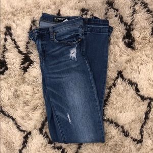 Vintage style skinny jeans from a local boutique